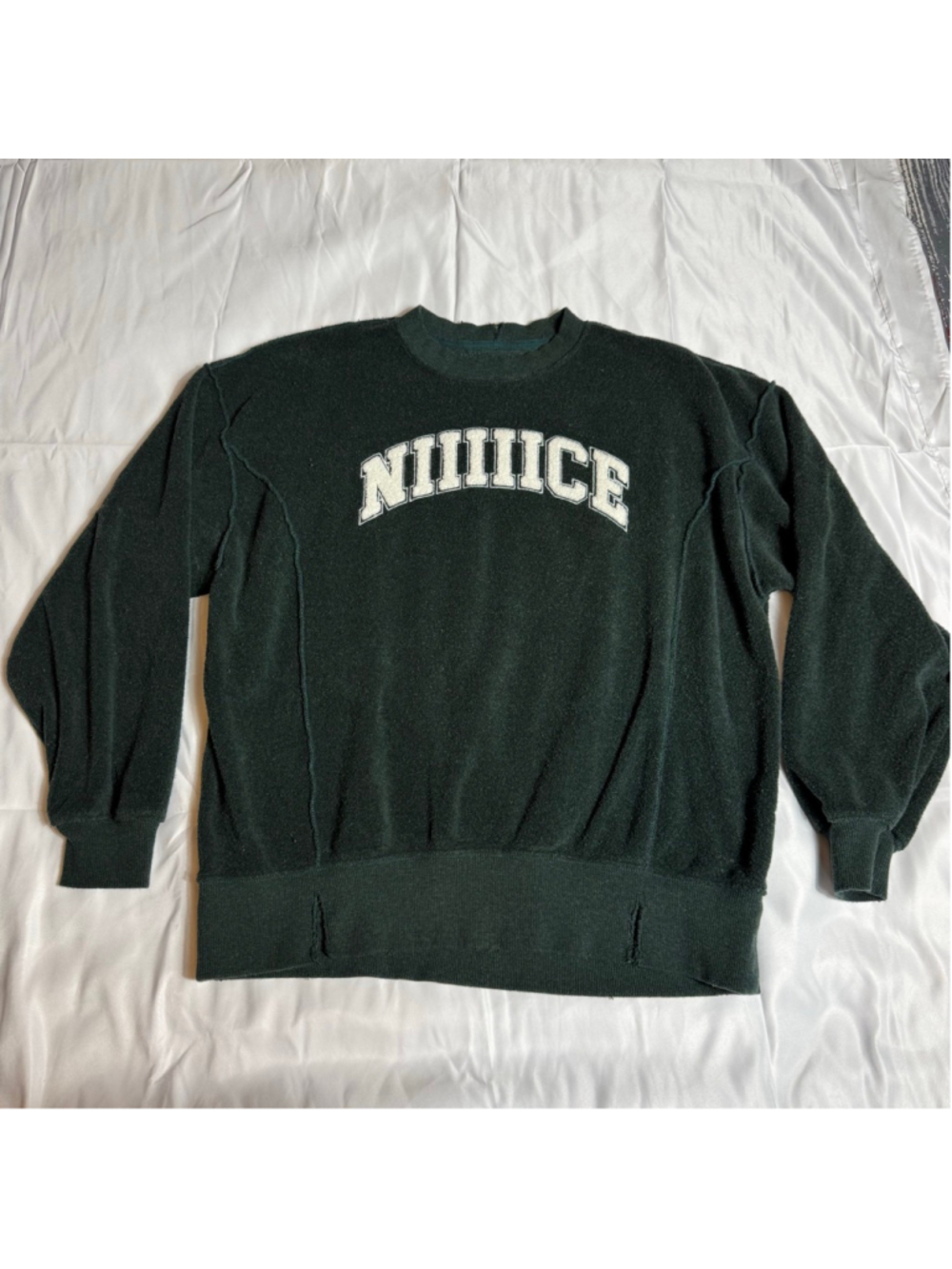 Women's Aerie Green NIIIIICE Sweatshirt XXS